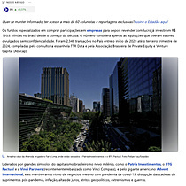 Os donos do dinheiro: veja quais so os maiores fundos que compram empresas no Brasil Desde o comeo da dcada, mesmo com desacelerao no ltimo ano, gestoras j investiram R$ 200 bi em participaes de companhias, e fundos de private equity movimentaram